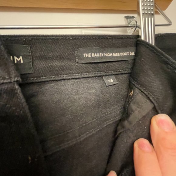 Denim Forum Bailey High Rise Boot 26 L Black - Picture 4 of 6